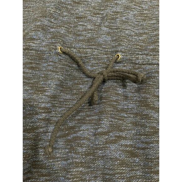 Converse Sweater Dress Womens XS Blue Space Dye Knit Long Sleeve Drawstring - Picture 7 of 9